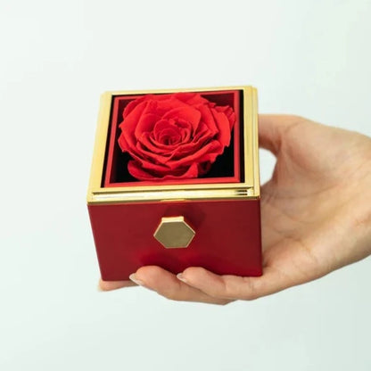 Eternal Rose Box &amp; Personalized Necklace