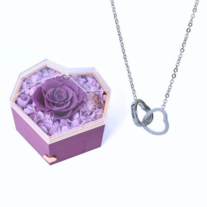 Eternal Heart Box &amp; Personalized Necklace